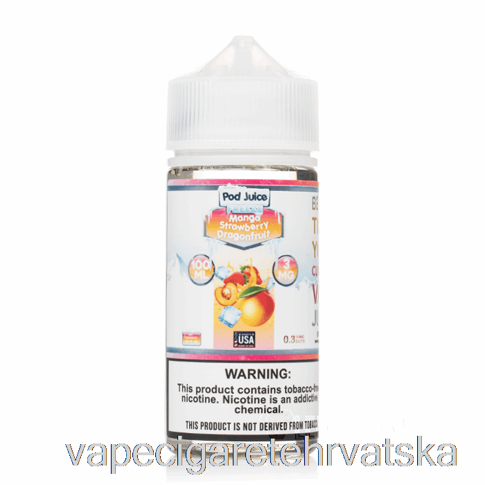Vape Cigarete Freeze Mango Jagoda Dragonfruit - Mahuna Sok - 100 Ml 6 Mg